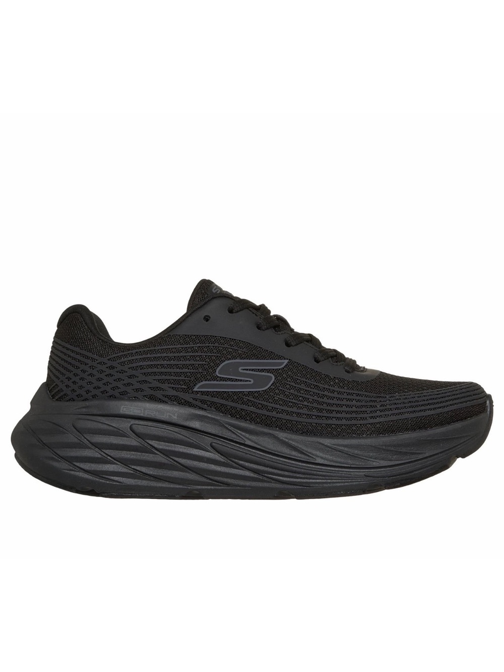 Sketchers black women’s run 9 Air Cooled Goga Max Cushion elite sneakers